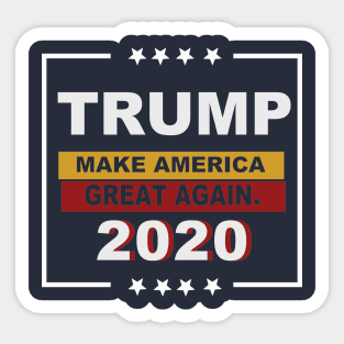 TRUMP make America great again 2020 Sticker